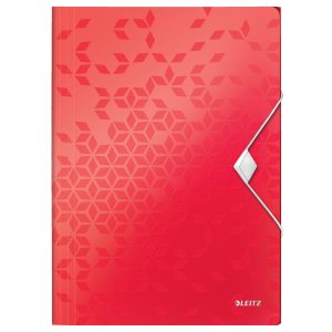 Leitz Gummibandmappe WOW A4, Rot