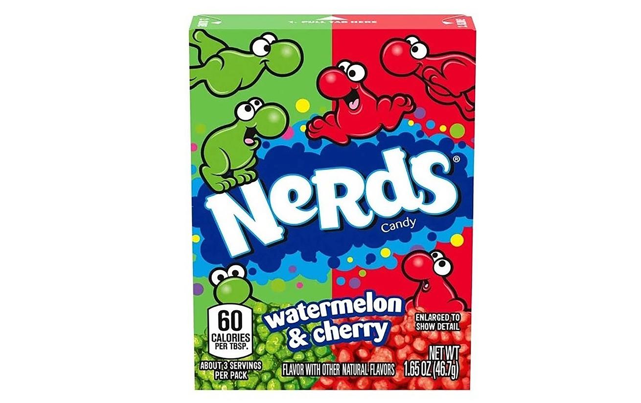 Wonka Nerds Bonbons Wassermelone und Kirsche 46 g