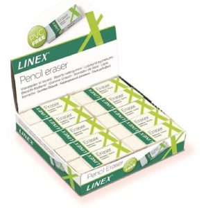 Linex Radiergummi ER30 Weiss, 20 Stück