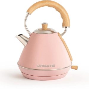 Create Wasserkocher Retro M 1 l, Pastelrosa