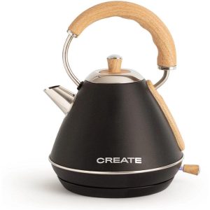 Create Wasserkocher Retro M 1 l, Schwarz