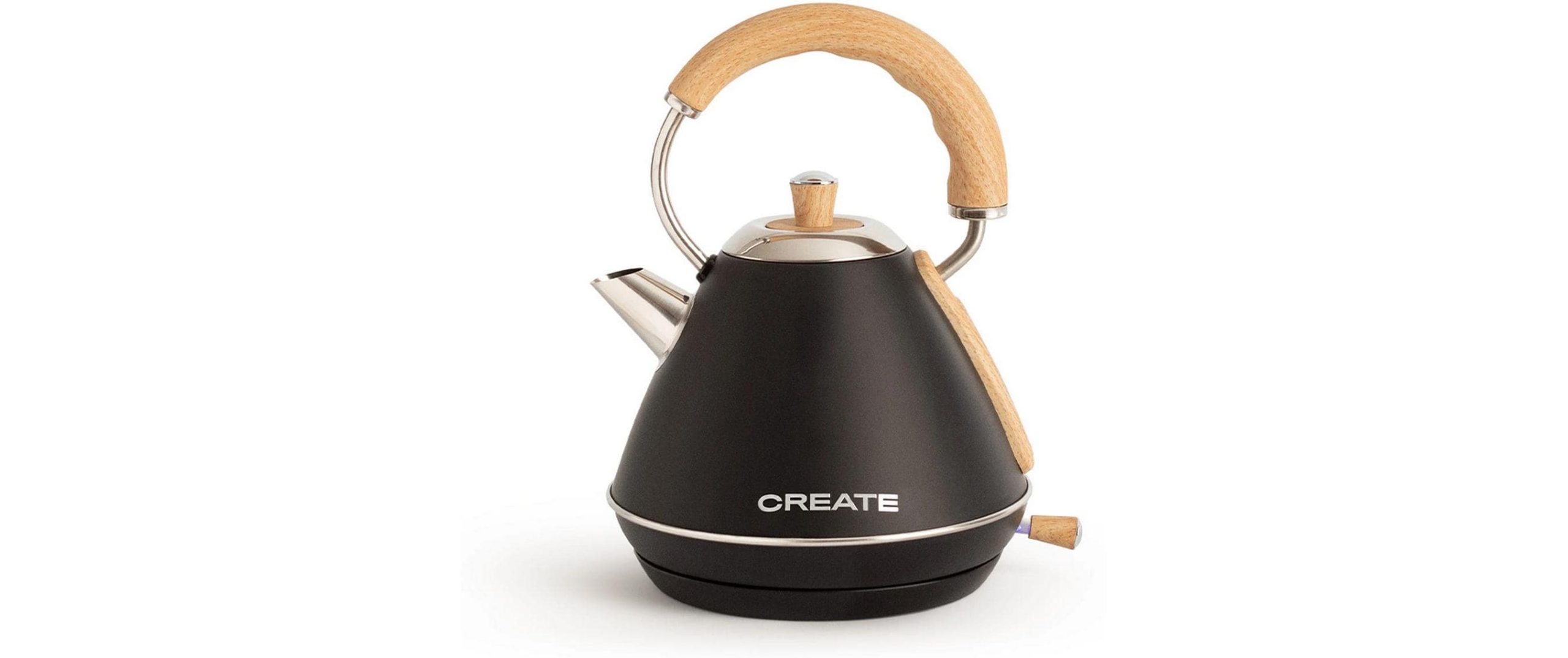 Create Wasserkocher Retro M 1 l, Schwarz