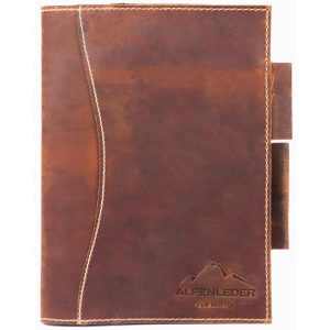 Alpenleder Notizbuch Schiller A5, liniert, Wild Camel