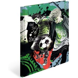 HERMA Gummibandmappe Street Soccer A4, Karton, mit Innendruck