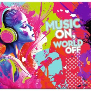 HERMA Schreibunterlage Music Girl 55 x 35 cm