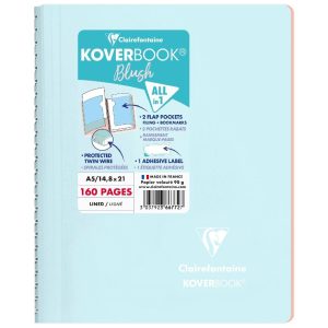 Clairefontaine Notizbuch Blush A5, liniert, Eisblau