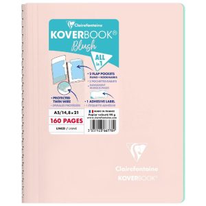 Clairefontaine Notizbuch Blush A5, liniert, Rosa