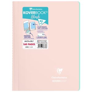 Clairefontaine Notizbuch Blush A4, liniert, Puderrosa