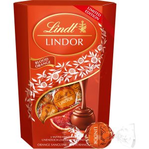 Lindt Schokoladen-Pralinen Lindor Kugeln Blutorange 200 g
