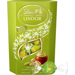 Lindt Schokoladen-Pralinen Lindor Kugeln Pistache 200 g