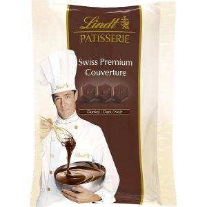 Lindt Schokolade Patisserie Dunkel Swiss Premium Couverture 500 g