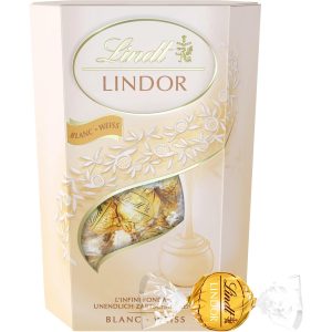 Lindt Schokoladen-Pralinen Lindor Kugeln Weiss 200 g