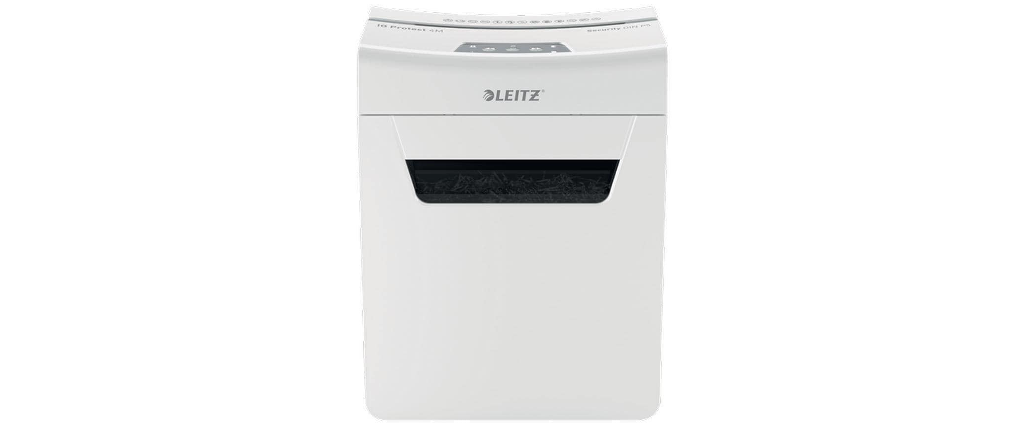Leitz Bürogeräte Aktenvernichter IQ Protect Premium 4M , 4 Blatt