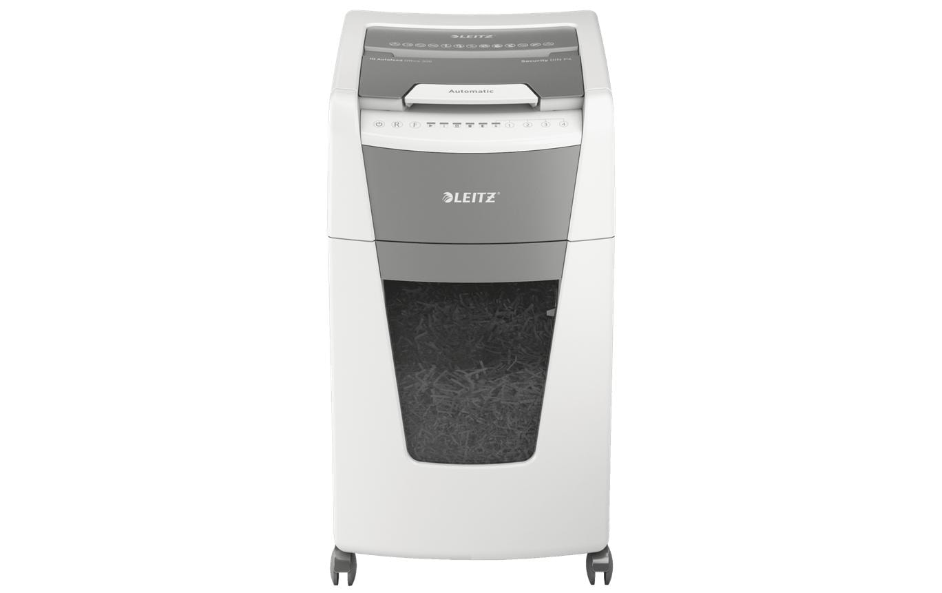 Leitz Bürogeräte Aktenvernichter IQ Autofeed Office, P-4, 300 Blatt