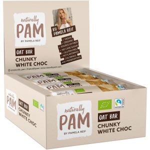 Naturally Pam Riegel Bio Oat Bar – Chunky White Choc 12 x 40 g