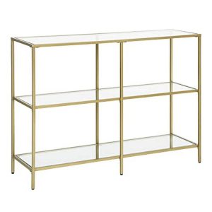 VASAGLE Konsolentisch 100 x 30 x 73 cm, Gold
