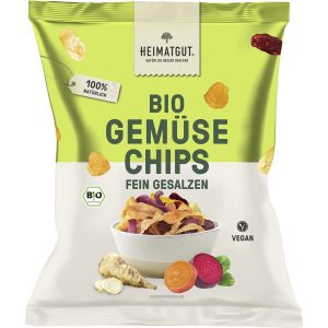 Heimatgut Bio Gemüse Chips fein gesalzen 100 g