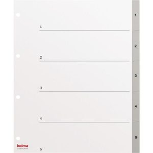 Kolma Register A4 XL LongLife 1-5