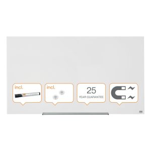 Nobo Impression Pro Whiteboard Glas Widescreen 57, magnetisch