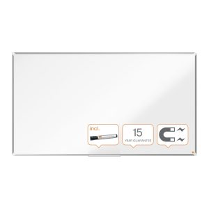 Nobo Premium Plus Whiteboard Stahl Widescreen 85, magnethaftend