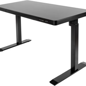 seville classics Stehtisch Airlift 1.2 x 0.6 m, Schwarz