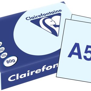 Clairefontaine Kopierpapier Trophée A5, Hellblau, 80 gm2, 500 Blatt