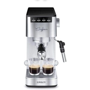 Polti Siebträgermaschine Coffea P10S Silber