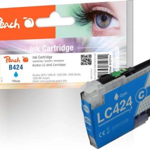 Peach Tinte Brother LC-424C Cyan