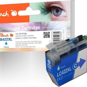 Peach Tinte Brother LC-422XLC Cyan
