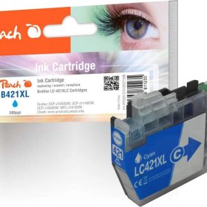 Peach Tinte Brother LC-421XLC Cyan