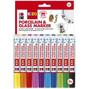 Marabu Porzellan- und Glasmarker Kids 10 Stück