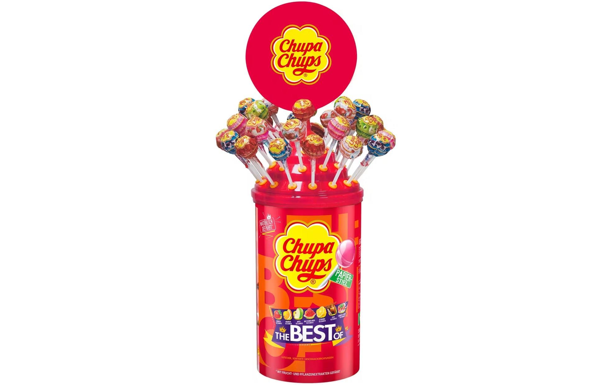 Chupa Chups Int. Lollipop Lutscherdose 100 Stück