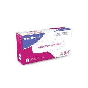 MedBrun Vinyl Expert L, Transparent, 100 Stk
