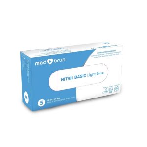 MedBrun Nitril Basic XS, Blau , 100 Stk