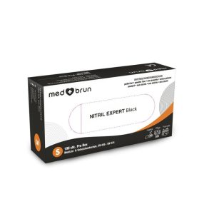 MedBrun Nitril Expert XS, Schwarz, 100 Stk