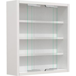 VCM Vitrine Agisa S 37 x 40 cm, Weiss