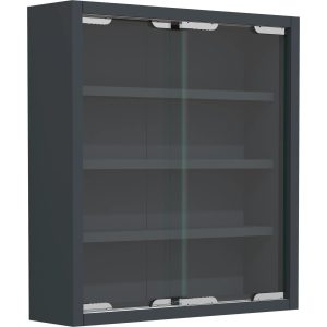 VCM Vitrine Agisa S 37 x 40 cm, Anthrazit