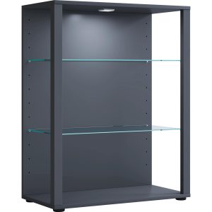 VCM Vitrine Glasol L 70 x 90 cm, Anthrazit