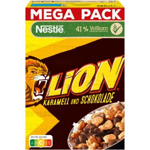 Nestlé Cerealien Lion Cerealien Karamell und Schoko 480 g