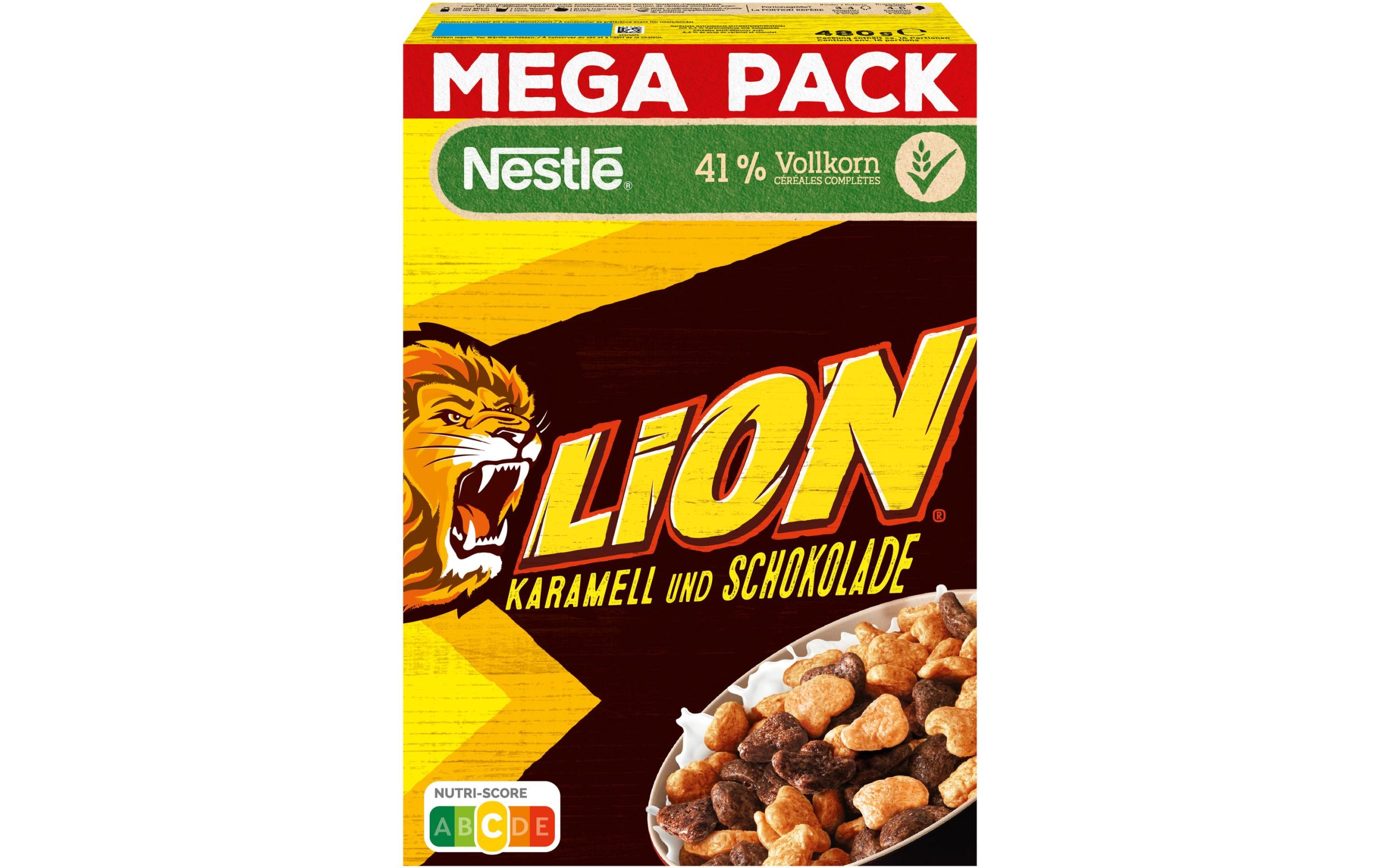 Nestlé Cerealien Lion Cerealien Karamell und Schoko 480 g