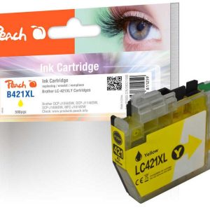 Peach Tinte Brother LC-421XLY Yellow