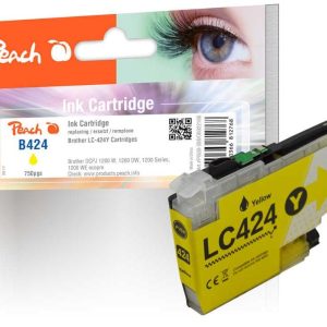 Peach Tinte Brother LC-424Y Yellow