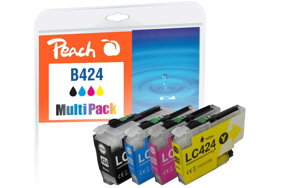 Peach Tinte Brother LC-424 Multipack C/M/Y/BK