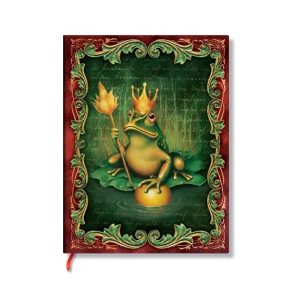 Paperblanks Notizbuch Die Brüder Grimm, Froschkönig 12.5 x 18 cm, Blanko