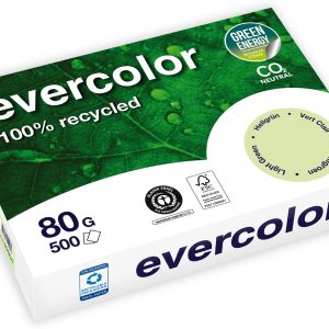 Clairefontaine Kopierpapier Evercolor A4, Hellgrün, 80 g/m²,500 Blatt