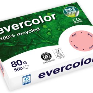 Clairefontaine Kopierpapier Evercolor A4, Rosa, 80 g/m²,500 Blatt