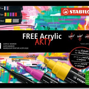 STABILO Acrylmarker Free Acrylic Starter Kit 11-Etui