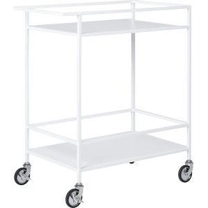 House Nordic Servierwagen Vita 79 x 68 cm, Weiss