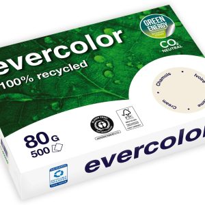 Clairefontaine Kopierpapier Evercolor A4, Chamois, 80 g/m²,500 Blatt