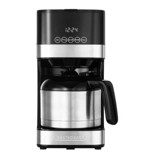 Gastroback Filterkaffeemaschine Essential S Schwarz/Silber